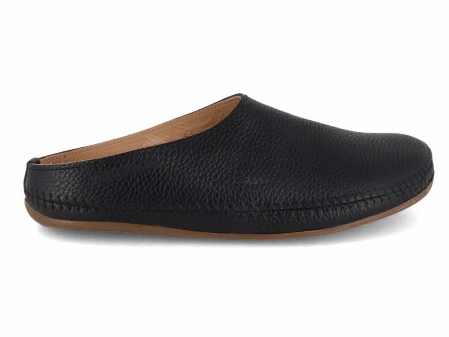 Women Haflinger | Haflinger Leather Slippers | Everest Softino, Black