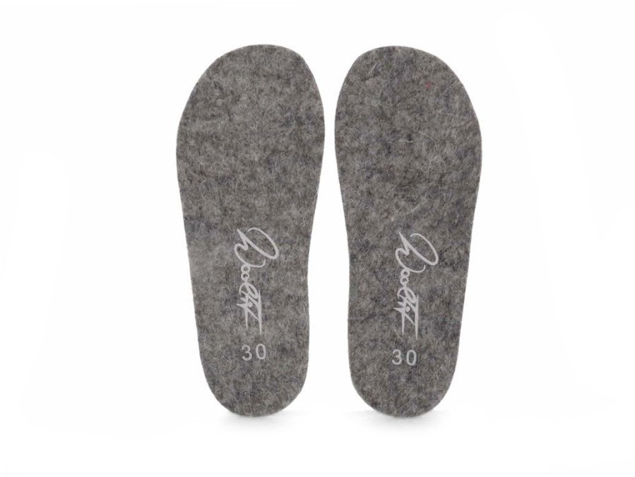 Summer WoolFit | 3Mm Kids Felt Insoles | Woolfit | Light Grey