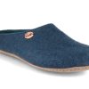 Men WoolFit | Woolfit® Summer Slippers 'Step', Blue + Turquoise