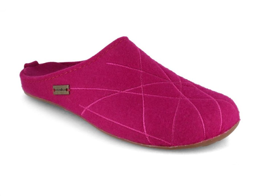 Haflinger Slippers Haflinger | Haflinger Women Felt Slippers 'Everest Raya', Cardinal