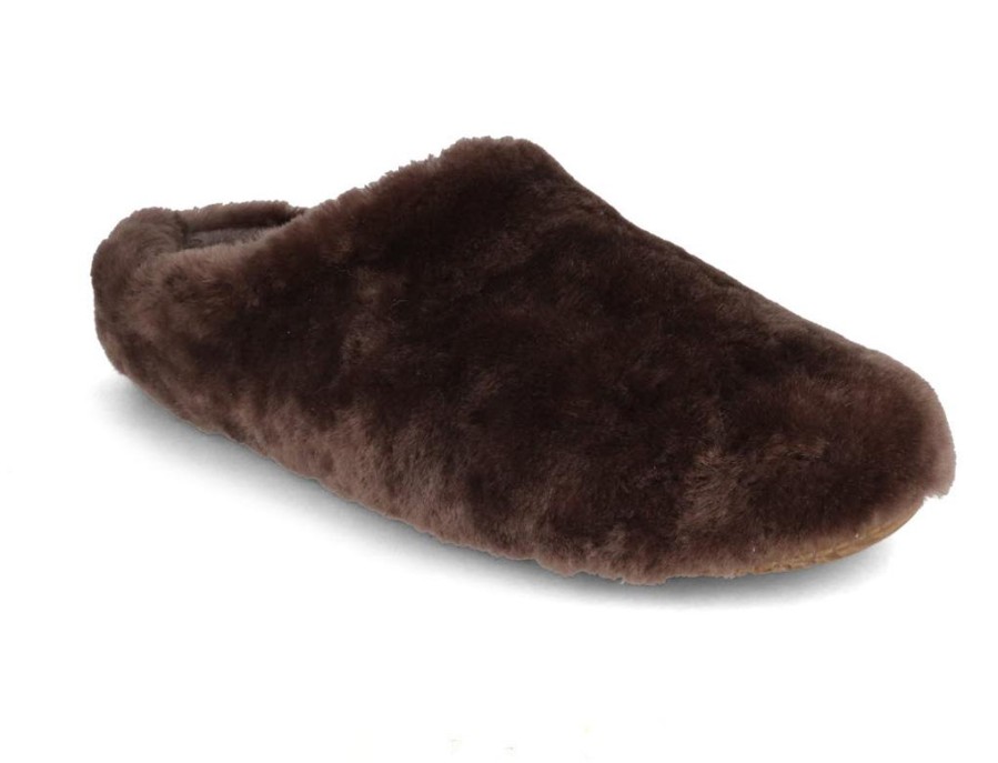 Women Living Kitzbuehel | Living Kitzbuhel Women 'Lambskin Slippers', Brown