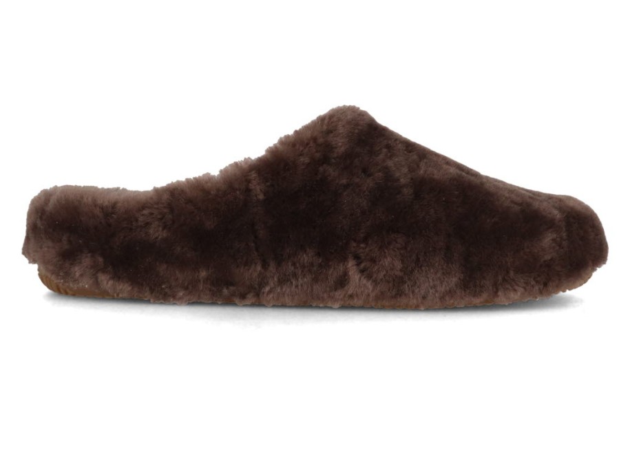 Women Living Kitzbuehel | Living Kitzbuhel Women 'Lambskin Slippers', Brown