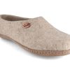 Women WoolFit | Woolfit® Closed Heel Felt Clogs | Classic, Beige