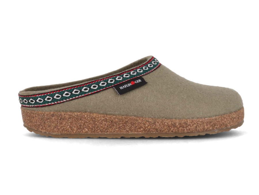 Haflinger Slippers Haflinger | Haflinger Men Women Felt Clogs 'Grizzly Franzl', Sahara