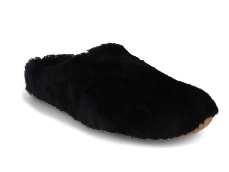 Women Living Kitzbuehel | Living Kitzbuhel Women 'Lambskin Slippers', Black