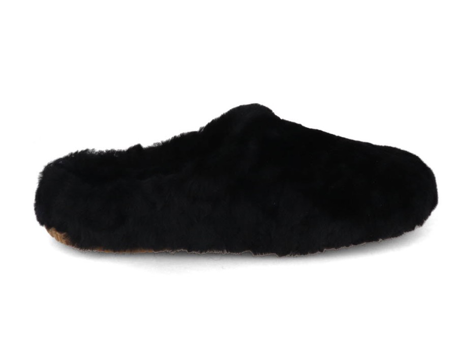 Women Living Kitzbuehel | Living Kitzbuhel Women 'Lambskin Slippers', Black