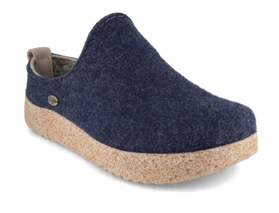 Arch Support Tuffeln® | Tuffeln® Modern Wool Felt Clogs Rasant , Blue