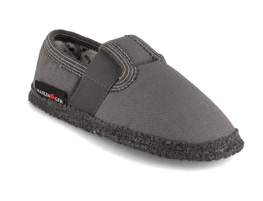 Summer Haflinger | Haflinger® Kids Slippers | Uno, Grey